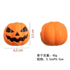 Juguete de broma antiestrés de PVC con forma de fantasma de calabaza para Halloween, regalo transfronterizo, Provincia de Zhejiang, One Thousand One - Product Image 3