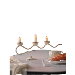 Retro Romantic Wedding Party Table Decorations Iron Handmade Lead Free <b>Candle</b> Holders Lanterns Jars for Home Dining Light <b>Dinner</b> - Product Image 1
