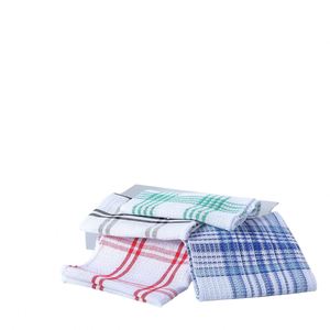 Serviettes de cuisine en tissu éponge gaufré en coton, 38*64 cm, 55 grammes/pièce, en stock, prêtes à l'emploi - Product Image 5