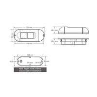 Sensor Keamanan Laser CANBO M-901 Anti Jepit Sensor Keamanan Deteksi Kehadiran untuk Pintu Gulung, Palang Otomatis, dan Gerbang