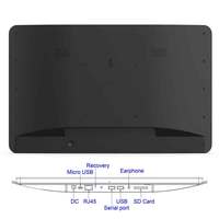 Tablette Android NFC 15,6 pouces avec écran tactile, lumière LED, tablettes de réservation de salle de réunion d'hôtel
