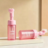 Flacon pompe personnalisé en PET pour cosmétiques, cylindre distributeur 100ml 120ml 150ml 200ml, emballage personnalisé avec logo pour soins du visage