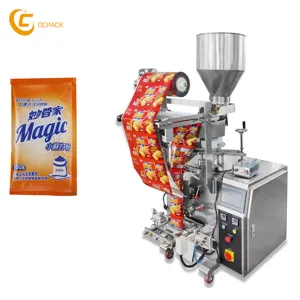 Mesin Pengepakan Otomatis Deterjen Penuh Otomatis untuk Mesin Kemasan Bubuk Cuci Pupuk Sabun Soda