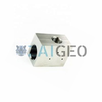 Pièces de découpeuse à eau haute pression WJS 5000039 Corps Pneu. Pièces de rechange pour machine de découpe à jet d'eau Valve 0,25