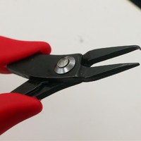 Pince de fermeture de boucle de flexion de fil d'acier Offre Spéciale outil fabrication de bijoux pince à nez rond et aiguille lisse