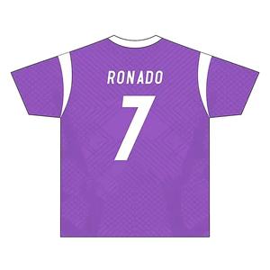 Maillot <span class=keywords><strong>de</strong></span> football 100 % polyester en gros, modèles <span class=keywords><strong>Zidane</strong></span>, Ronaldo, Neymar, personnalisation OEM, découpe automatisée pour l'été, club exclusif - Product Image 4