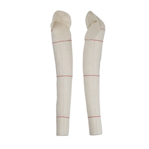 Maniquí de costura de <span class=keywords><strong>sastre</strong></span> masculino de media escala, maniquí de brazo superior de medio cuerpo de manga larga con cubierta de tela de algodón suave, maniquí de <span class=keywords><strong>hombre</strong></span> - Product Image 4