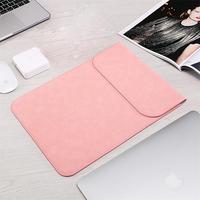 Housse en cuir imperméable 15.6 13 pouces pour hommes, housse pour ordinateur de bureau et d'affaires