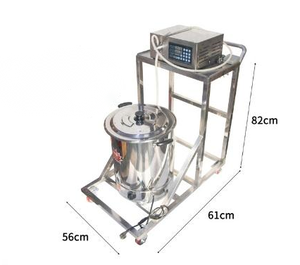 Machine de remplissage semi-automatique bon marché de cire de bougie de crème cosmétique de confiture de nourriture d'huile liquide de bureau - Product Image 5