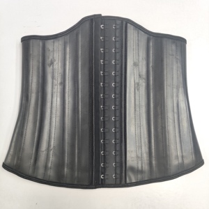 KSQ – gaine de taille en Latex pour femmes, 25 pièces en acier, Corset d'entraînement pour la perte de poids - Product Image 1