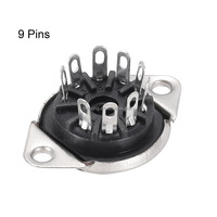 Conector Adaptador de Tubo de Vacío GZS9-F2 de 9 Pines, Base de Baquelita para PCB, Compatible con KT66