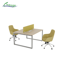 Structure de bureau en acier de qualité supérieure, pieds de bureau métalliques réglables pour centre d'appels et mobilier de bureau en open space