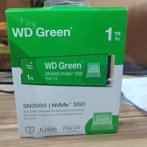 โซลิดสเตตไดรฟ์ Nvme M.2 <span class=keywords><strong>1TB</strong></span> สำหรับดิสก์สีเขียว <span class=keywords><strong>WD</strong></span> SN3000 - Product Image 1