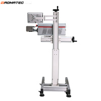 YAOMATEC Imprimante laser professionnelle pour bouteilles en plastique, machine de marquage laser CO2, ruban de codage, date d'expiration, numéro de lot