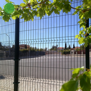 Panneau de clôture en maille incurvée 3D personnalisé, revêtement <span class=keywords><strong>PVC</strong></span>, soudure électrique, treillis 3D, <span class=keywords><strong>portail</strong></span>, traitement thermique, modélisation 3D disponible - Product Image 4