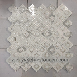 Carrara White Marble Pattern Mosaik fliese für die Innenausstattung - Product Image 6