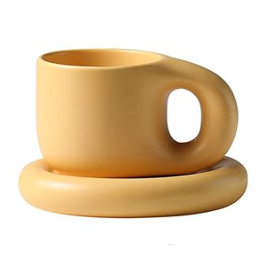 Tasse à café en céramique de 14 oz avec grande poignée tasses à café mignonnes pour café, thé, cappuccino, cacao - Product Image 1