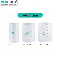 Protections d'orteils en silicone, manchons en gel respirants pour les ampoules, cors, orteils en marteau, coussinets d'orteils