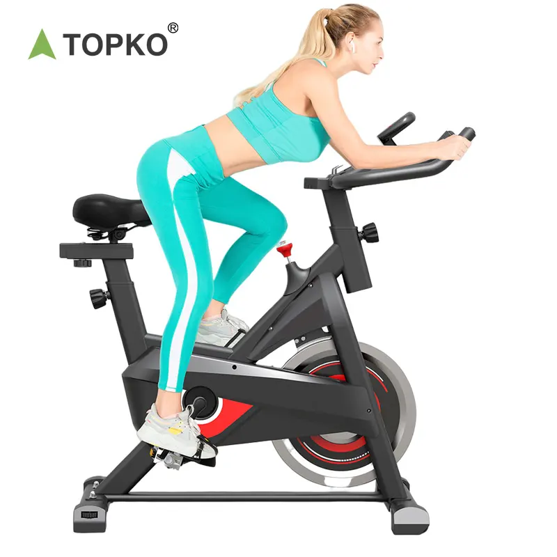 TOPKO 하이 퀄리티 홈 8kg 플라이휠 회전 운동 자전거