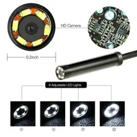 Caméra endoscopique USB Android OEM 1M 5,5 mm, caméra flexible pour drain, mini caméra