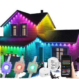 Светодиодные пиксельные ленты SHIJI IP67 24V <span class=keywords><strong>LED</strong></span> RGBW RGB UCS2904 WS2811 для наружного использования, рождественские гирлянды для ландшафтного и постоянного монтажа - Product Image 1