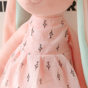 Peluche Lapin Anan, Adorable Lapin Doux, Compagnon de Sommeil, Coussin à Câliner, Cadeau d'Anniversaire pour Filles, Vente en Gros, Âges 8-13 - Product Image 3