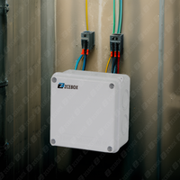 Caja de Conexiones de Plástico Impermeable ZCEBOX, Adaptada para Interiores y Exteriores