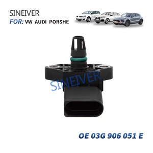 เซ็นเซอร์วัดแรงดันในท่อร่วมไอดี สำหรับรถยนต์ Volkswagen Audi A1 A3 A4 A5 A6 A7 Q5  0281002977 03G906051E 03G906051M 04E906051A 038906051C - Product Image 3