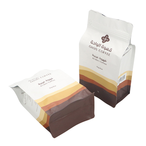 Custom migliore riutilizzabile unidirezionale valvola <span class=keywords><strong>di</strong></span> degasaggio in plastica Gusseted Coffee chicco pacchetto sacchetti <span class=keywords><strong>azienda</strong></span> - Product Image 6