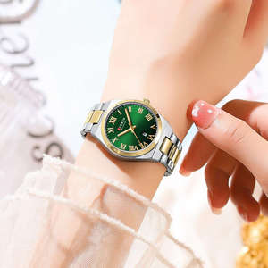 Reloj de Pulsera para Mujer CURREN 9095 con Calendario, Reloj de Cuarzo de Moda para Mujer, Diseño Elegante, Reloj de Vestir de Lujo para Dama - Product Image 4