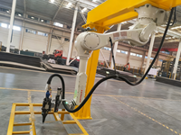 Máquina de Corte Láser de Fibra 3D Multieje con Brazo Robótico de 1800 mm, Equipo de Corte Láser 3D CNC de 5 Ejes para Acero al Carbono y Aluminio