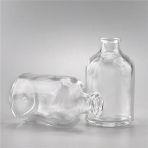 Moldeado 10ml 15ml 20ml 30ml 50ml 100mL Botella de vidrio transparente Contenedor Vial de vidrio de inyección <span class=keywords><strong>para</strong></span> antibióticos con tapón de goma - Product Image 4