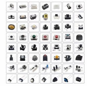 New Miniature 2-pin bộ phận điện tử hàng tồn kho 3*6 căng mm Tactile nút cảm ứng chuyển đổi vật liệu nhựa Max. Voltage 12V - Product Image 5