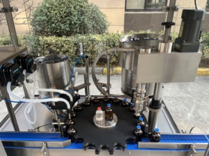 Máquina Automática para Llenado, Tapado y Sellado de Viales, Línea de Llenado de Líquidos para Botellas de 2-200 ml con 4 Boquillas - Product Image 5