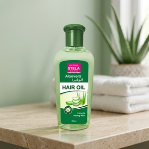 Huile capillaire Stela Care à l'aloe vera, huile nourrissante pour le soin du cuir chevelu, pour l'entretien quotidien des cheveux, cheveux lisses et soignés, soins personnels - Product Image 1