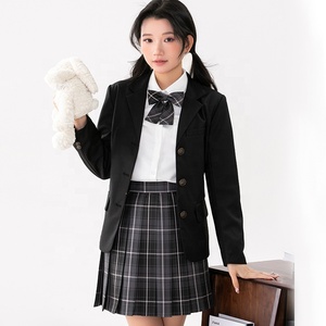 Uniforme scolaire japonais britannique pour filles, veste blazer, jupe plissée, ensemble de vêtements pour étudiantes, costume JK, costume de <span class=keywords><strong>marin</strong></span>, costume de cosplay - Product Image 4