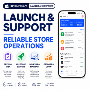 Soluciones <span class=keywords><strong>de</strong></span> Aplicaciones POS Móviles Personalizadas para Tiendas Minoristas para IOS y Android con Escaneo <span class=keywords><strong>de</strong></span> Códigos <span class=keywords><strong>de</strong></span> Barras, Sincronización <span class=keywords><strong>de</strong></span> Inventario y Procesamiento <span class=keywords><strong>de</strong></span> Pagos LionCreate - Product Image 6