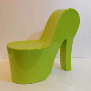 Fauteuil inclinable de salon moderne et créatif avec motif de chaussures à talons hauts pour l'extérieur, le jardin, l'hôtel, l'école et autres meubles de salon - Product Image 4