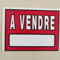 En gros, Panneaux Coroplast vierges 4mm 18x24 imprimés sur mesure pour campagnes immobilières et visites ouvertes