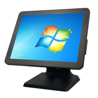 Terminal de point de vente tout-en-un à écran tactile capacitif 15 pouces avec carte mère J1900