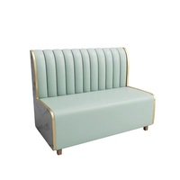 Canapé en cuir PU, Design personnalisé, pour Restaurant/café/librairie, stand, meubles commerciaux, ensemble, chaise