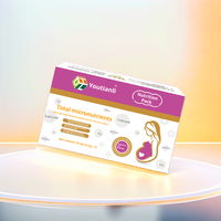 Lait en poudre biologique enrichi pour la maternité et la lactation avec acide folique et DHA, emballage en sachet pour adultes