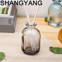 Bouteilles diffuseurs à roseaux en verre blanc de 150 ml en gros, vides, pour aromathérapie et parfum, avec bouchon en caoutchouc