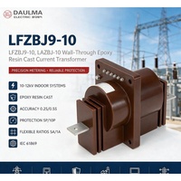 Transformateur de courant LFZBJ9-10 10kV 0.2S/10P10 400/5A en résine époxy moulée, traversant le mur (CT)