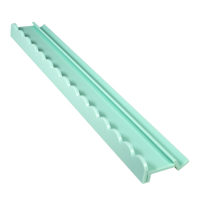 Support d'affichage pour tuiles de mahjong en lucite vert marbré à bord ondulé de 19/20/21 pouces, support pour jeu de mahjong américain