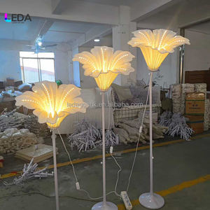LEDA - Decoración para el Pasillo de Boda, Soporte para Flores de Gloría de la Mañana, Fondo con Luces LED para Eventos y Fiestas - Product Image 6