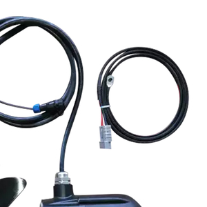 Moteur de pêche électrique sans balais 24V 140lbs à forte puissance, sans arbre, 3 pales, avec support de commande inclinable/extensible – Nouveau - Product Image 4