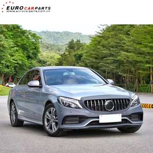 C classe W205 da vecchio a nuovo kit carrozzeria C43 set completo materiale PP con faro e fanale posteriore aggiornamento dopo <span class=keywords><strong>2019</strong></span> paraurti auto classe C - Product Image 3