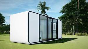 Estructura prefabricada de acero galvanizado de 20 pies, prefabricada, pequeña, móvil, portátil, envío, contenedor de vida móvil, casa, cabina de manzana - Product Image 5