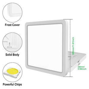 Modern Indoor Living Room Round LED Ultra Thin <b>Ceiling</b> Lamp Dimmable <b>Remote</b> <b>Control</b> 3000K-6500K CRI 90+ 4320LM 20000 Hours - Product Image 4